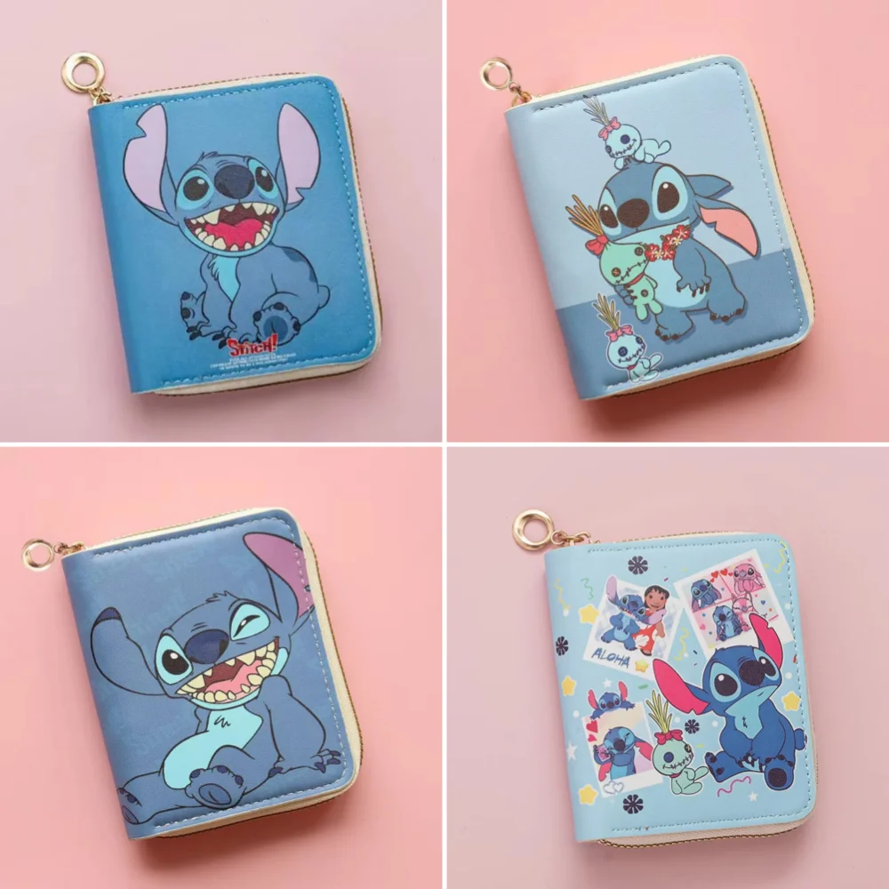 

Новый короткий кошелек со стежком на молнии, кавайный мультяшный забавный держатель для карт с принтом, сумка для хранения удостоверений личности, кошелек для монет, рождественские подарки