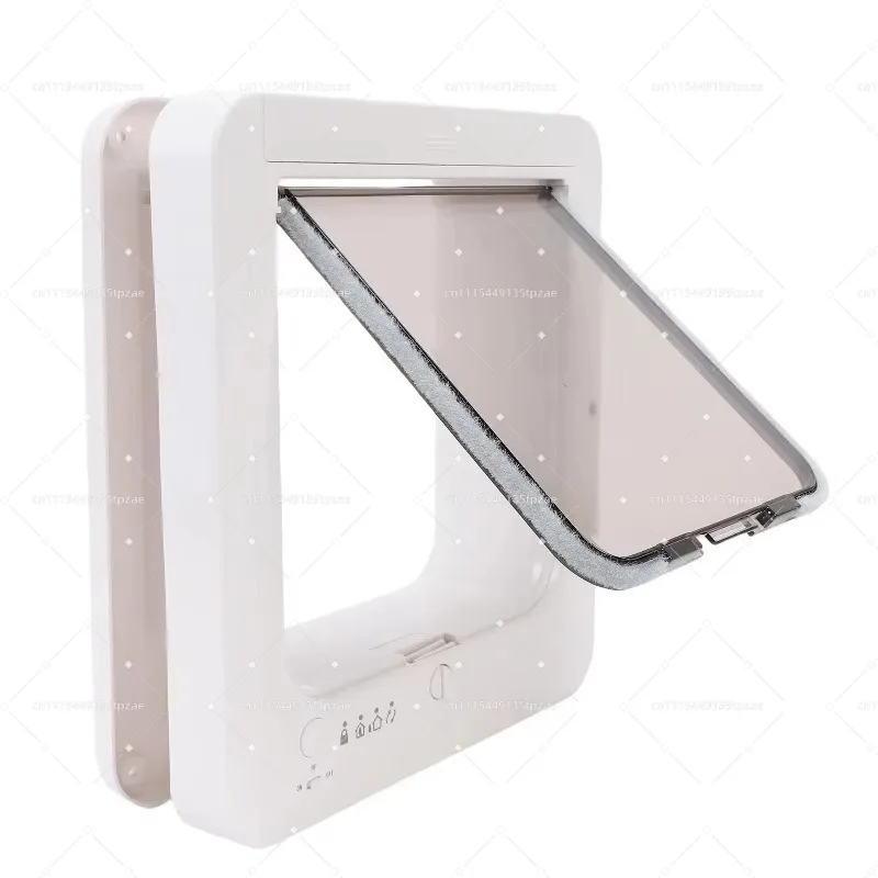 Automatic Sensing Pet Door With Smart Collar Chip Weatherproof Easy Install Interior Cat Door For Small Pets