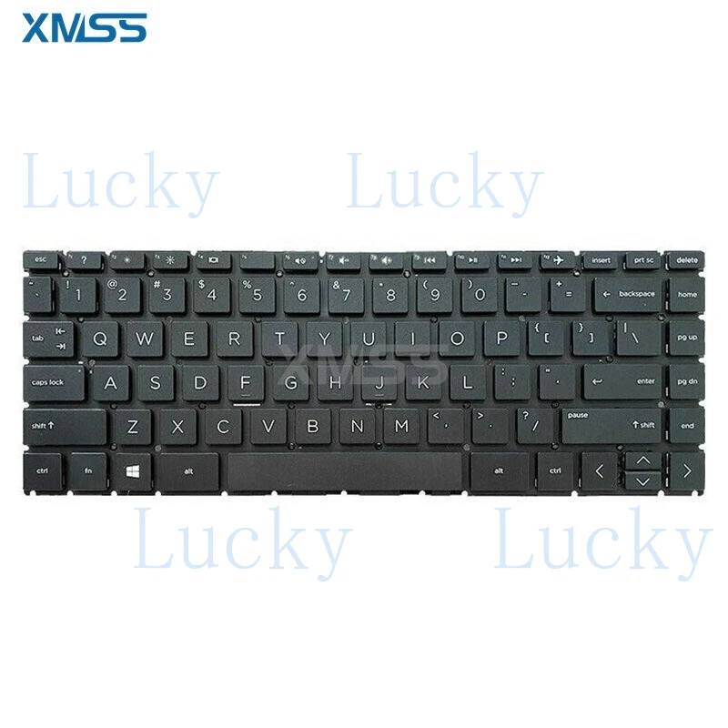 

f NEW US English Keyboard Black For HP 240 G7 245 G7 246 G7 TPN-W131 No Backlit