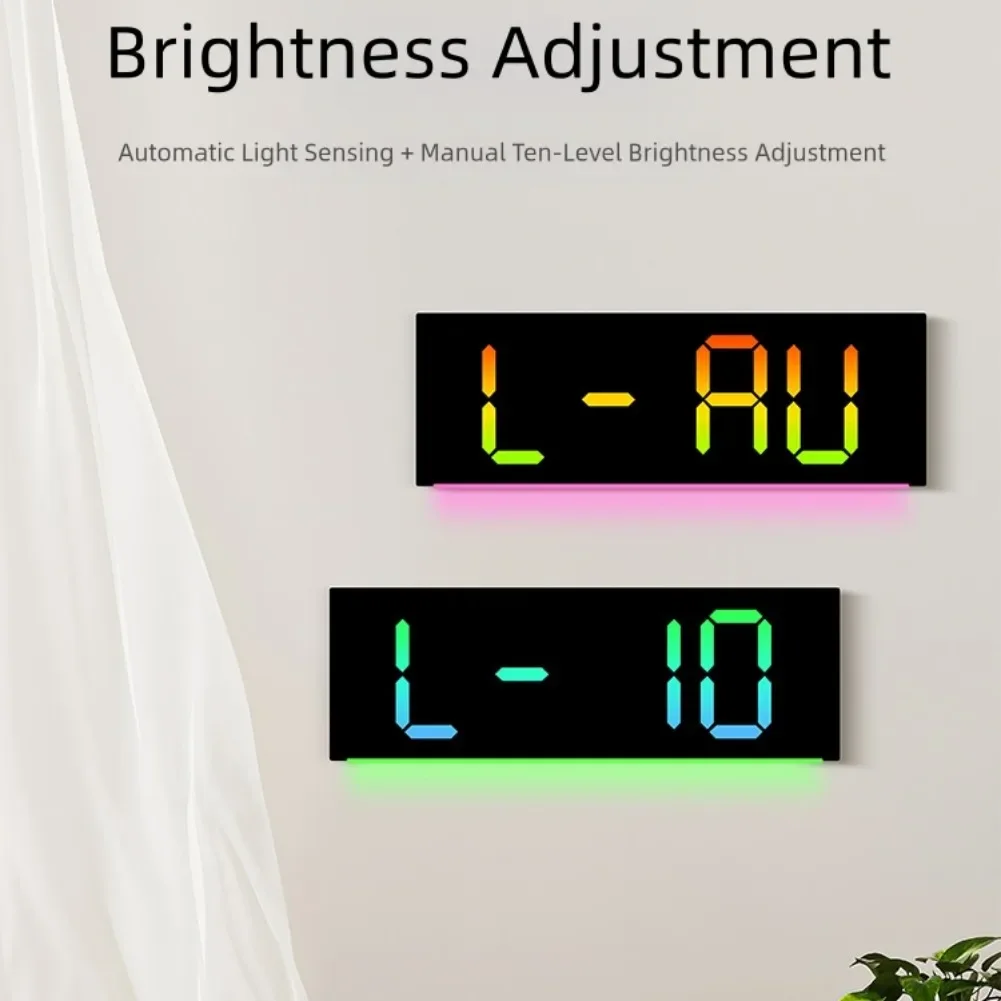 

Voice Control Digital Alarm Clock Temperature Dual Alarm Snooze Desktop Table Clock Night Mode LED Clocks Watchs Desk