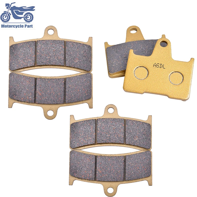 

Motorcycle Front and Rear Brake Pads set For HONDA CB 1300 FW FX FY SC40 1998-2000 For KAWASAKI ZX7-RR ZX 750 N1/N2 1996-2002