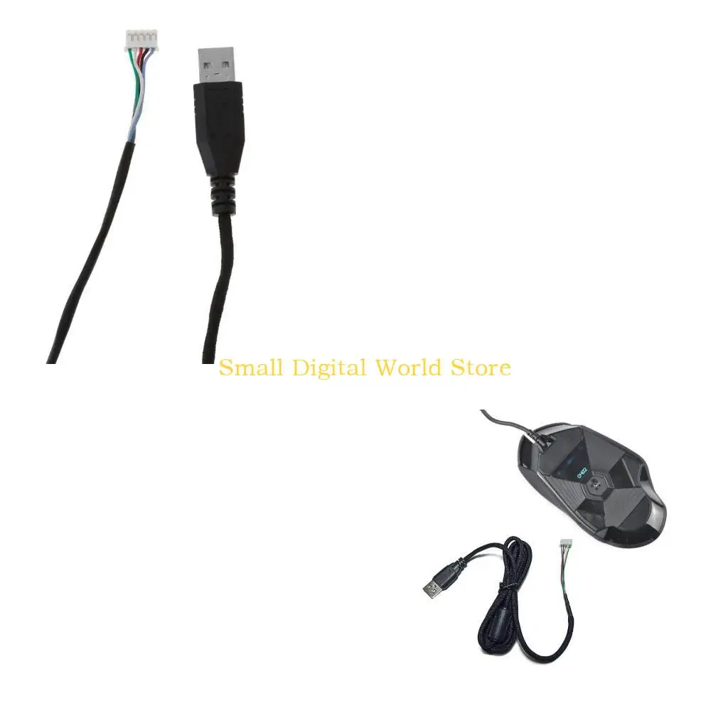 77UB Durable Braided Material Fast Data Transfer Mouse Cables for  G302/G402
