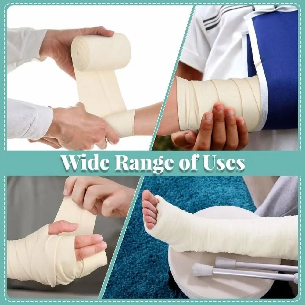 NEW Cotton Elastic Tubular Bandage Spandex Breathable Compression Bandage Roll Skin-friendly Soft Elastic Wrap Health Care