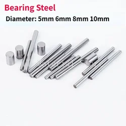 5-50pcs Bearing Steel Hard Shaft Needle Roller Diameter 5mm 6mm 8mm 10mm Round Straight Pin Locating Dowel