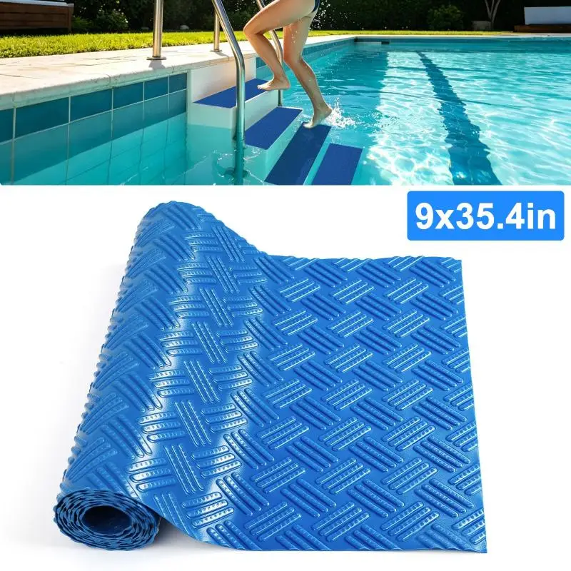Non-slip Pool Step Pad Swimming Ladder Mat Outdoor Waterproof Cushion Safety Anti-slip Home Kitchen Bathroom No Move Safe