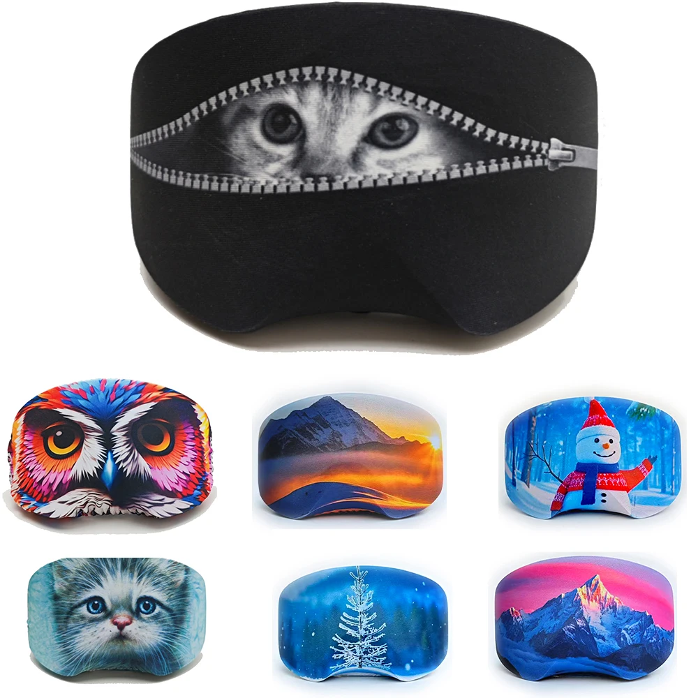 

Ski Goggles Protective Cover High Elasticity Material Simple Convenient Dustproof Suitable Man Woman Outdoor Sports Accessories