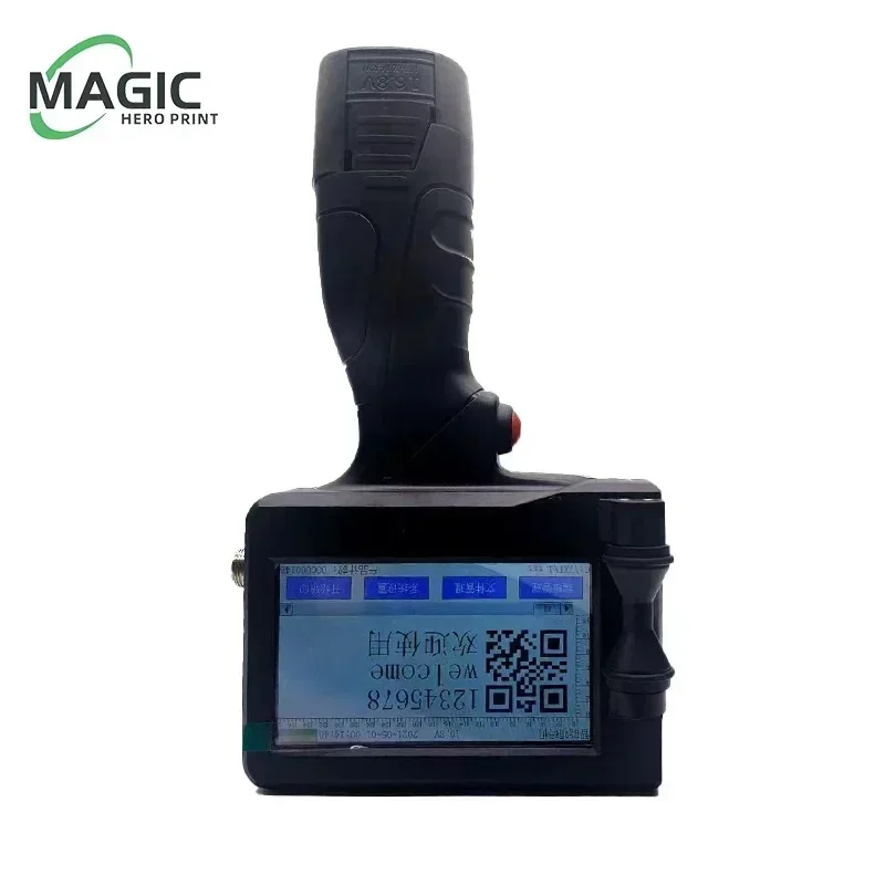 12.7mm Portable handheld inkjet printer Production Date Barcode Label Code Machine Batch Number QR Permanent Quick Drying