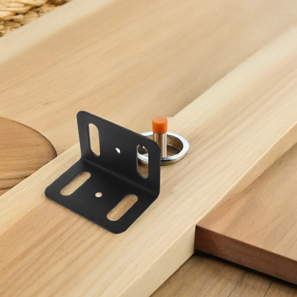 

8 шт. прочных металлических угловых кронштейнов 90 градусов, L-образные соединители для полок, для деревянной мебели, шкафов, книжных полок, DIY