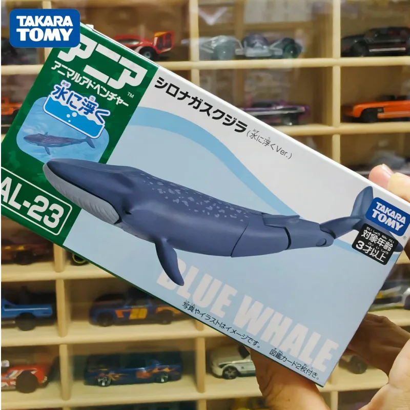 Takara Tomy - Modelo Coleccionable de Animales Salvajes de Simulación 2026, Nuevo y Original: Megalodón, Orca, Tiburón Ballena, Ballena Azul, Tigre de Dientes de Cuchillo