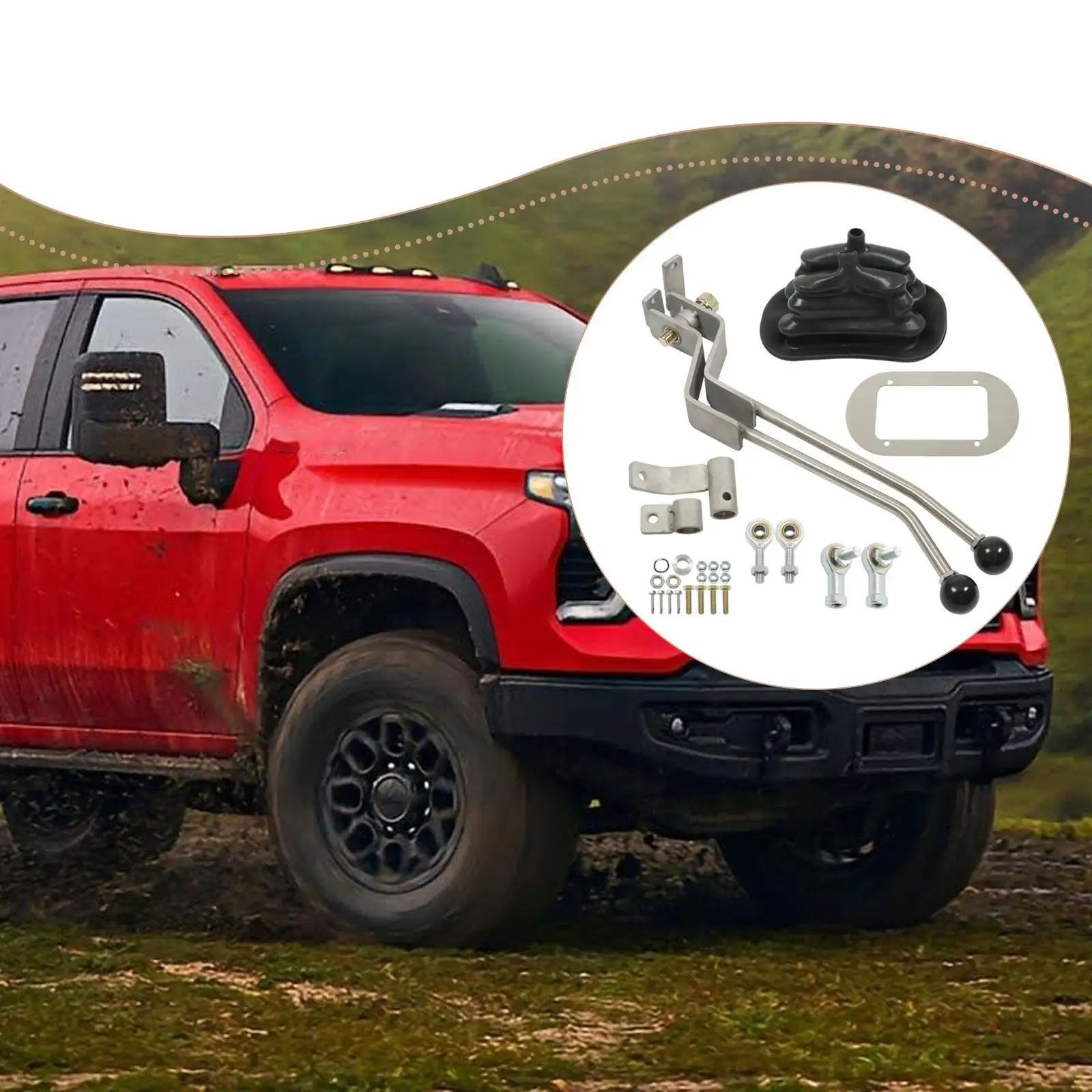 

Twin Stick Shifter NP205GM8 Accessory for GM NP205 8-bolt Transfer Case