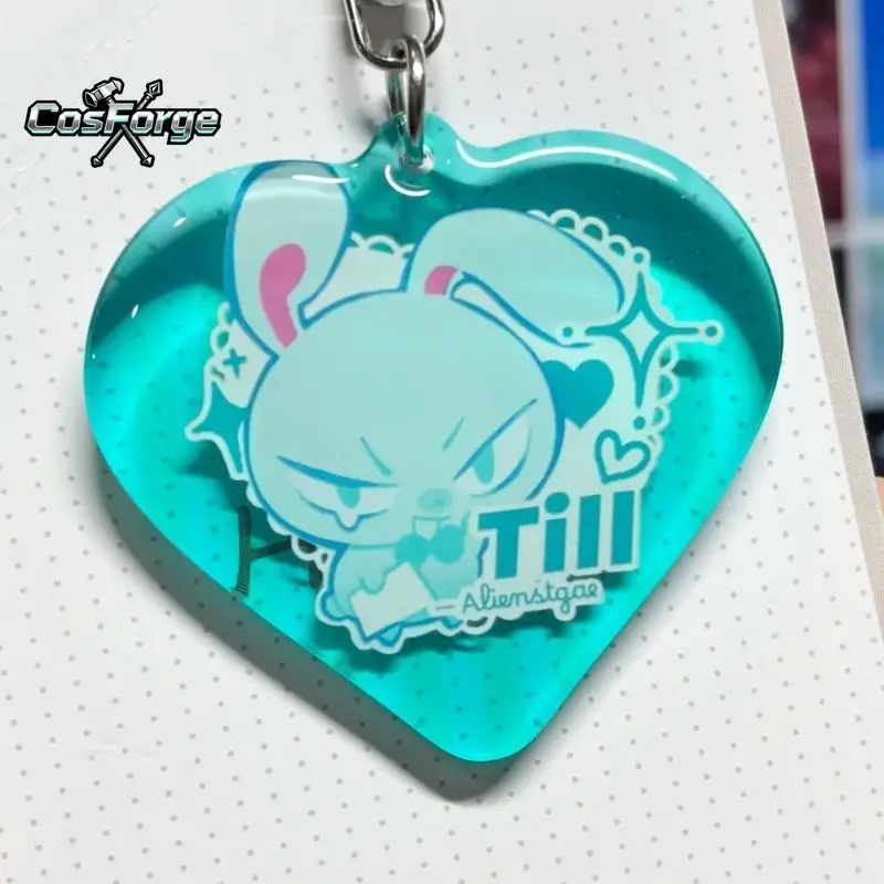 Anime ALIEN STAGE Ivan Till Ivti Adorable Figure Acrylic Pendant Car Keyring Backpack Bag Phonechain Student Birthday Gifts