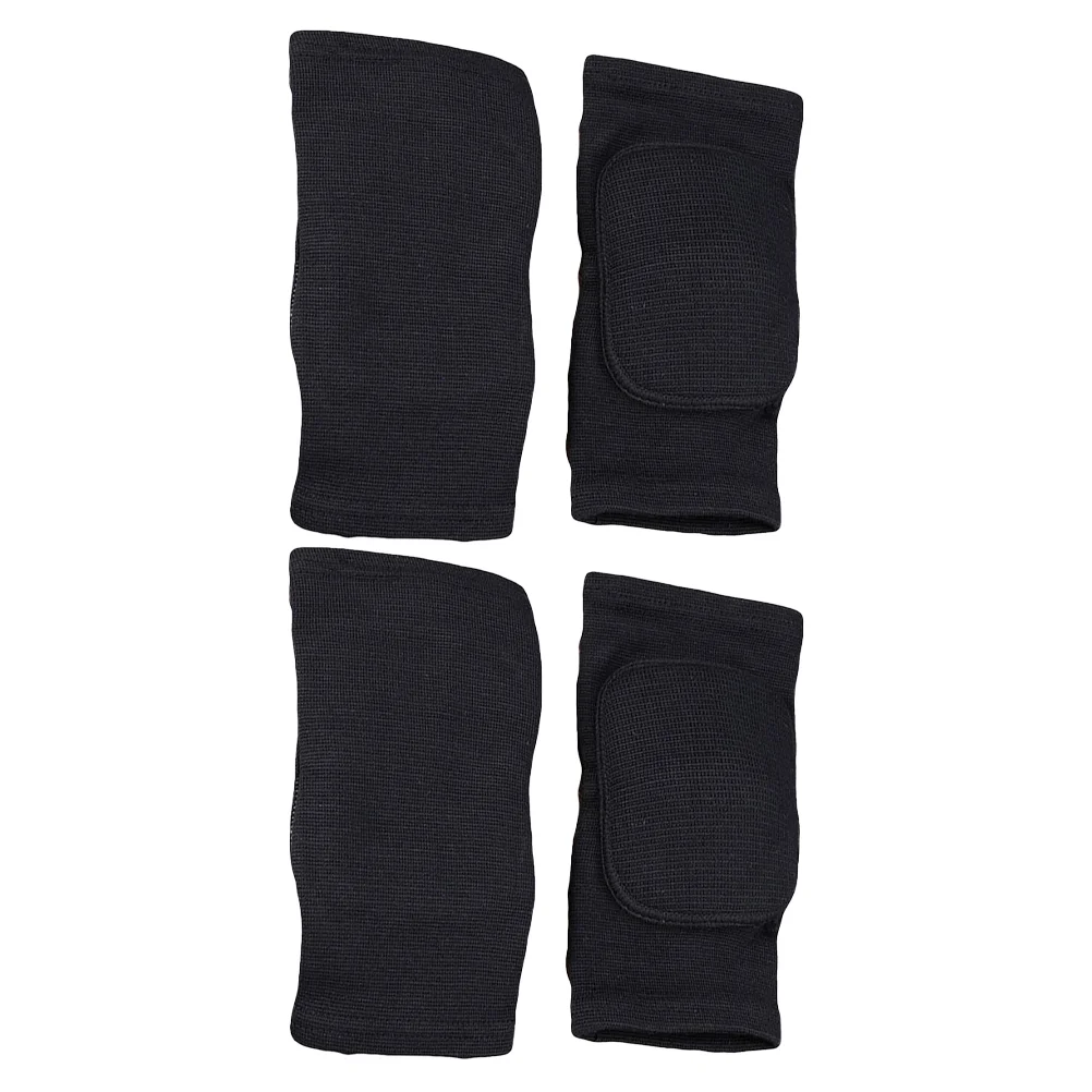 2 Pairs Knee Pads Protectors Guards Volleyball Brace Elbow and Sponge Protection Covers Breathable Kneecaps Child