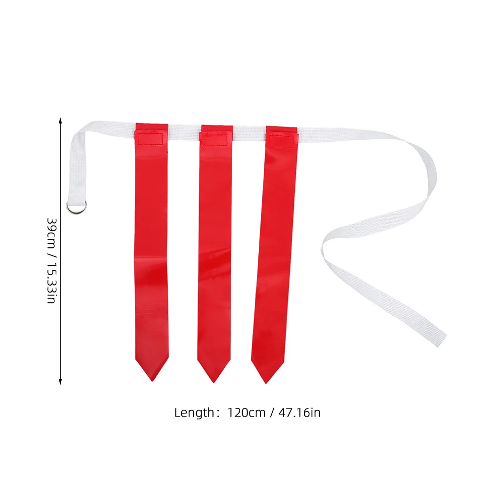 4 قطعة حزام علم كرة القدم قابل للتعديل حزام خصر الرجبي للبالغين الرياضة في الهواء الطلق متعددة الاستخدام معدات كرة القدم فريق الرياضة #4
