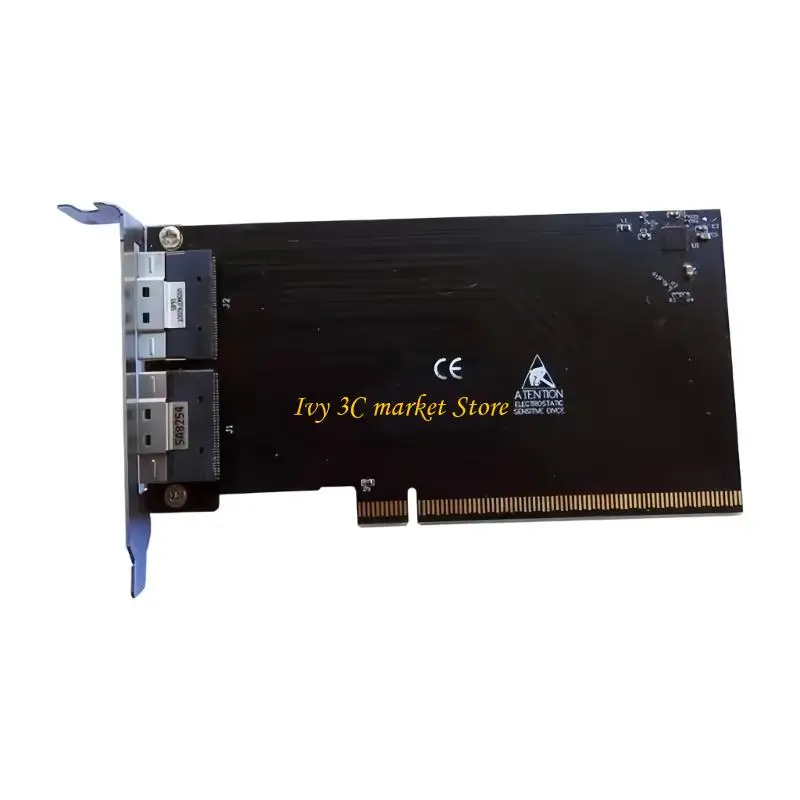 D7YC 2Channel PCIe X16 Adapter Card With 2 SFF 8654 Port For Mini ITX Builds