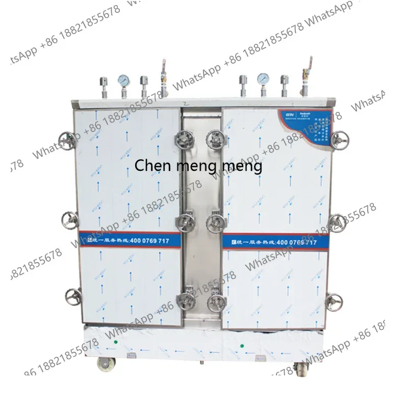 E132 Intelligent plateau rice steamer 24 pots high pressure steamer, energy-saving high pressure rice steamer