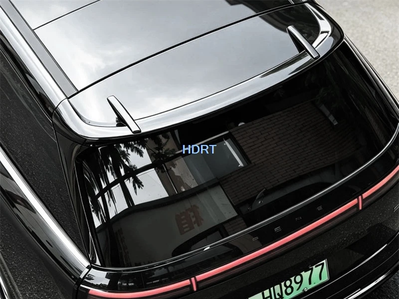 Car Styling Rear Trunk Roof Spoiler Plate Fixed Wind Tail Wing Cover Kit For XPeng GX 2026 + Protector Decoration Accessories