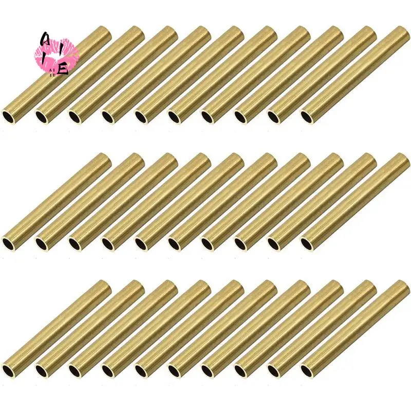 A11E-30 Pieces 7Mm Slim Pen Tube Pen Tube Replacement Accessories 2-1/32 Inch Long Slim Replacement Tube Twist Supplies