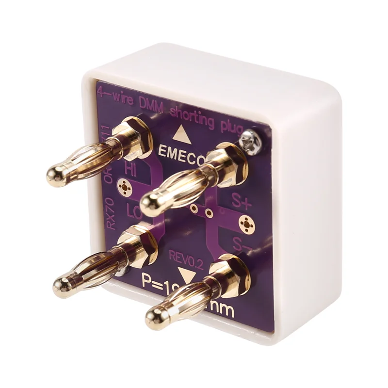 

AM-Resistance Calibration Tool 4-Wire For DMM Short Socket Standard 4-Wire Short Socket Accessories