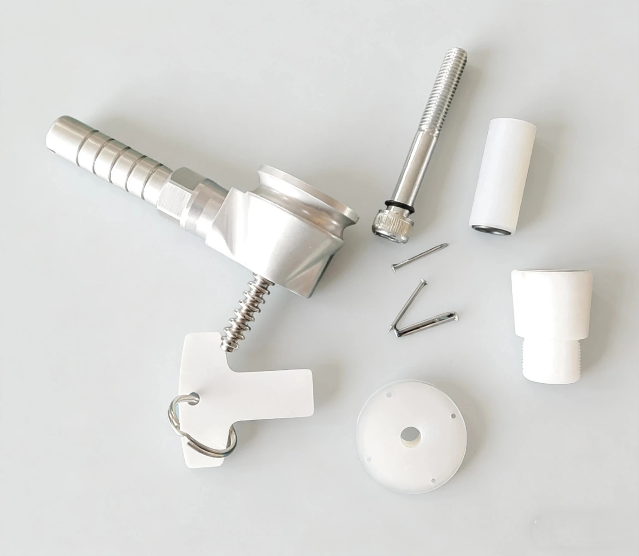 Prosthetic Lock Tapered Built in Silicone Aluminum Magnesium Alloy Socket Adapter Replacement Part for Limb Prosthesis System