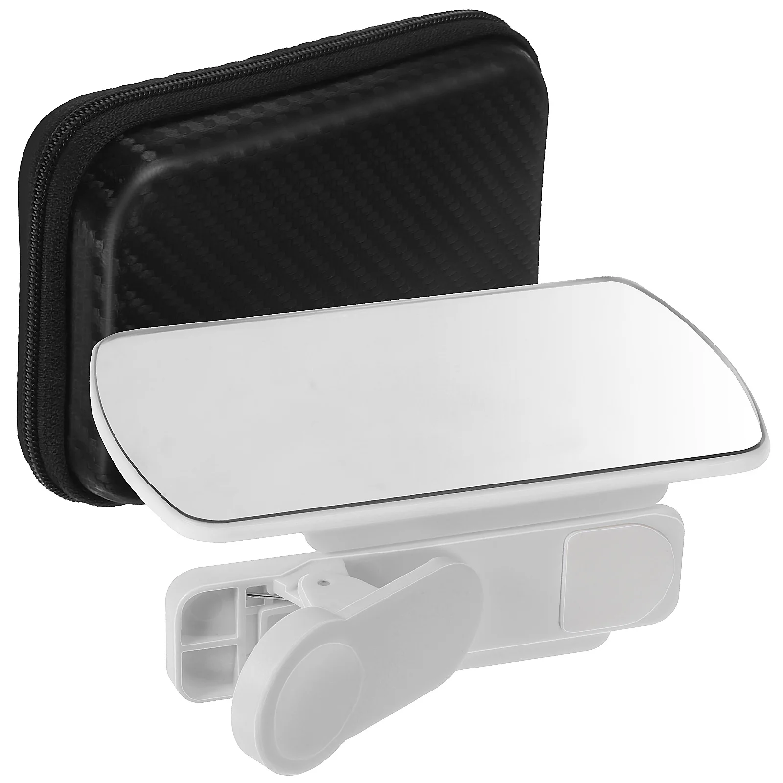 

2 Pcs Reflection for Camera Clip Set White Selfie Live Streaming Video Smart Mirror For Phone Camera Phone Accessory