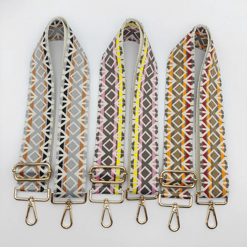 

Nylon Shoulder Bag Strap Adjustable Women 5CM Wide Bag Belt Strap Accessories Replacement Strap Wide Purse Strap Chain Bag Strap