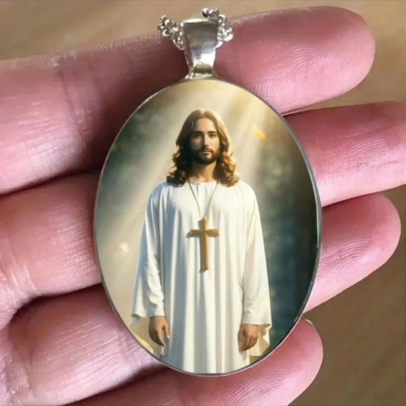 Cross Border Foreign Trade, European and American Goddess Art Photos, Glass Pendants, Necklaces, Pendants, Accessories