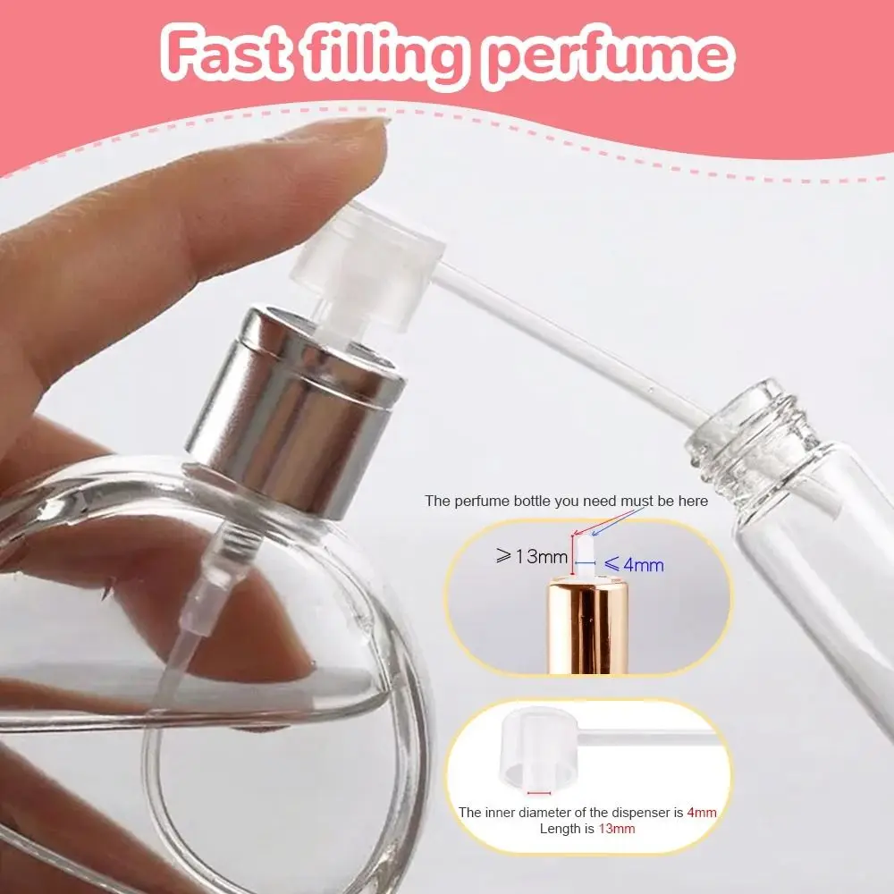 

5Pcs Reusable No Leakage Perfume Refill Tool Plastic Cosmetic Pump Dispenser Sprayer Refill Pump