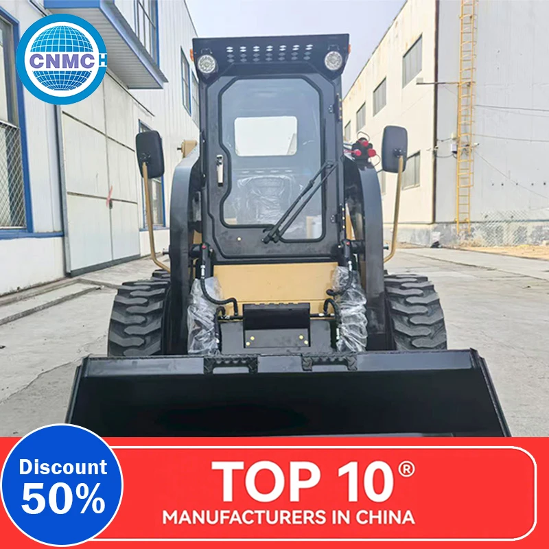 Cargadores de ruedas compactos Venta directa de fábrica Mini cargador Alta calidad Alto rendimiento Fácil de operar Hecho en China para granja