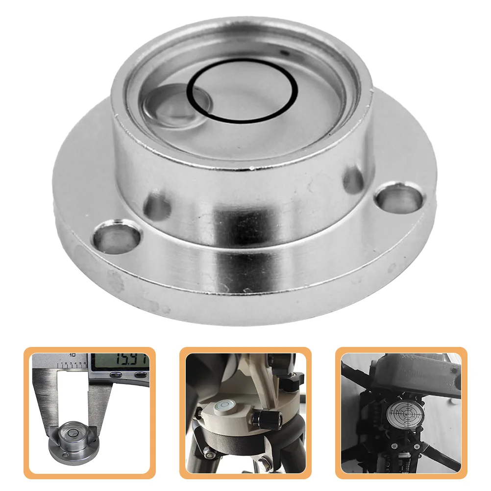 Spirit Level Small Tool Scope Round Multi-function Bubble Stainless Steel Circular Levels