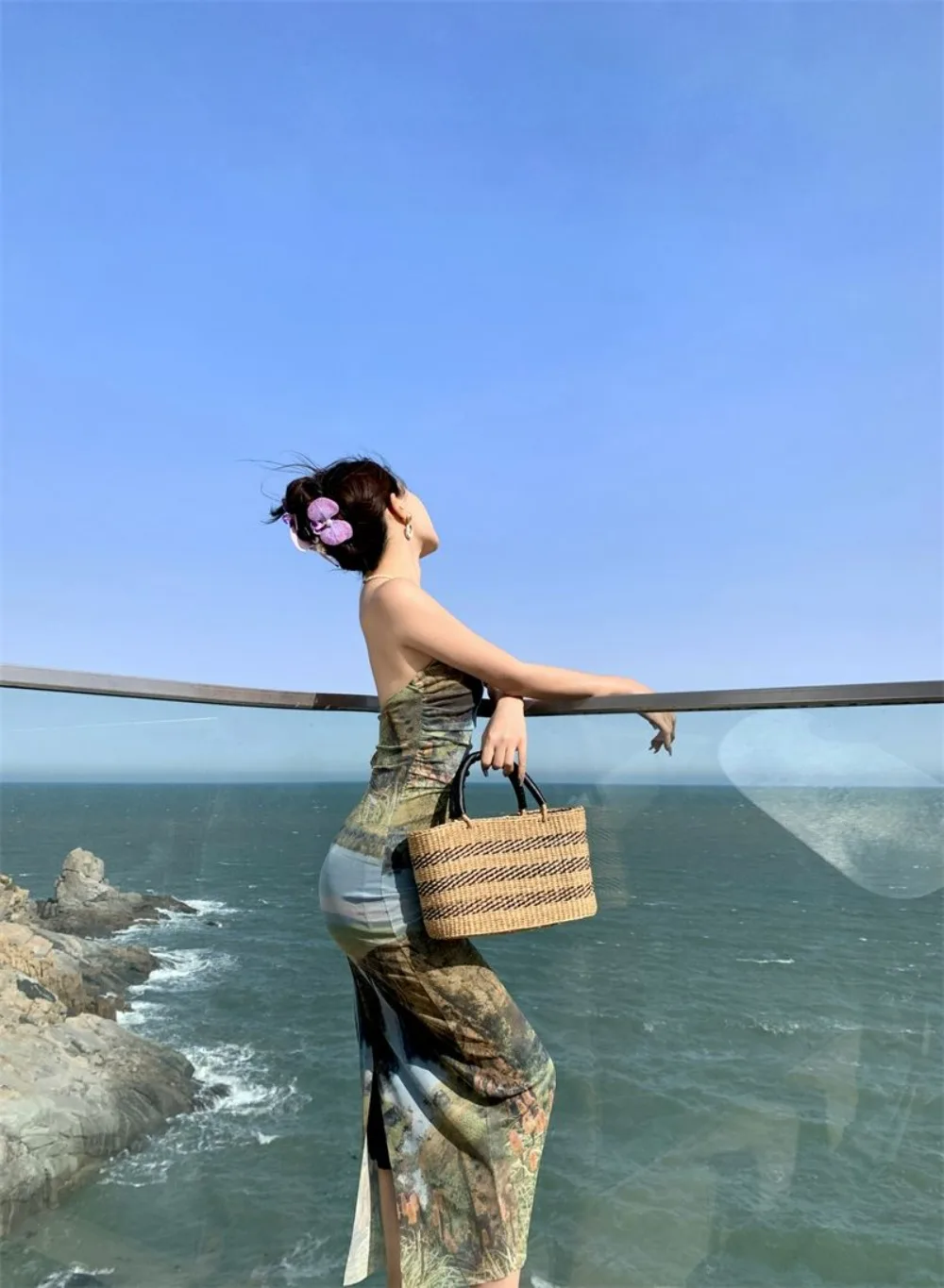 Frühlings-Debütkleid, schulterfreies, figurbetontes Kleid aus Tüll, gerüschtes Blumen-Maxikleid, Gala-Abendkleidung, romantische Rokoko-Revival-Ästhetik