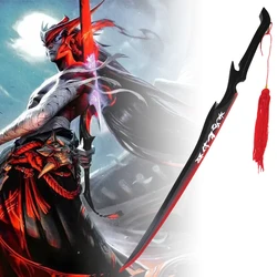 Real Size Yone Katana Sword League of Legends Cosplay Prop Wooden Ninja Knife Japanese Katana Samurai Sword Kid Toy Anime Gifts