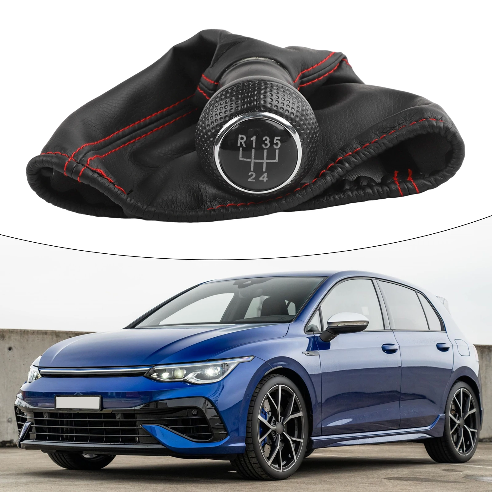 

Car Interior Upgrade As Shown 5-Speed Gear Shift Direct Fit Knob Compatible With Various Models Easy Installation