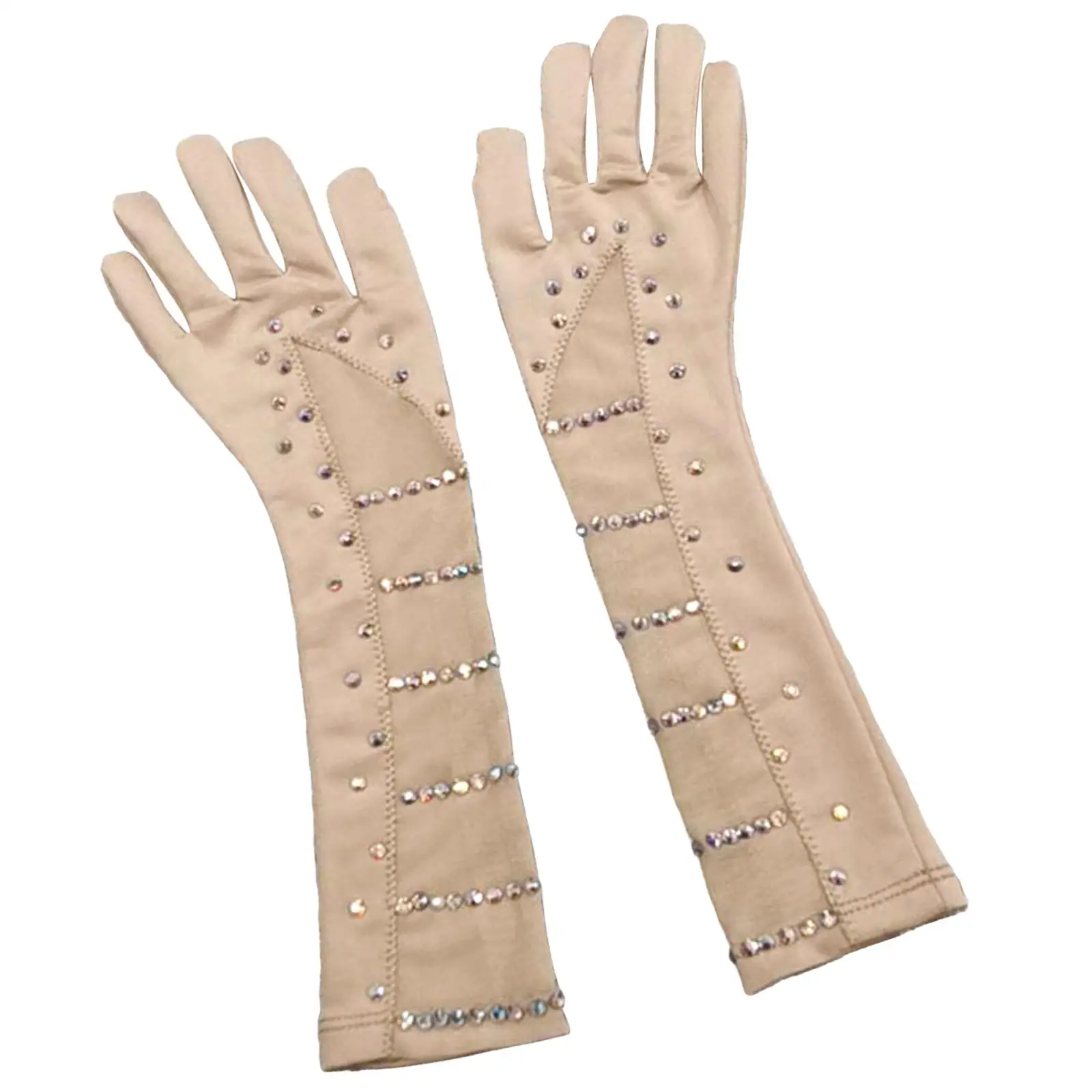 Ice Skating Gloves Skating Accessories Thermal Figure Skating Gloves Skate Gloves for Ice Figure Skating Stage Performance