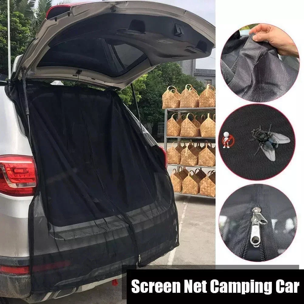 Insect Screen Mosquito/Fly Screens Net Car Tailgate Mosquito Net Sunshade Screen Net For Auto SUV Prevent Bugs