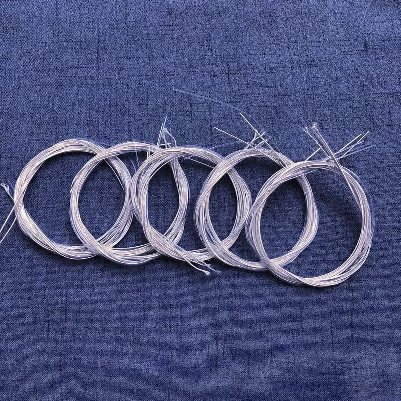 Wholesale 6pcs Guitar Strings Nylon Silver Strings Set for Classical Classic Guitar 1M 1-6 E B G D A E # Factory Direct Sales