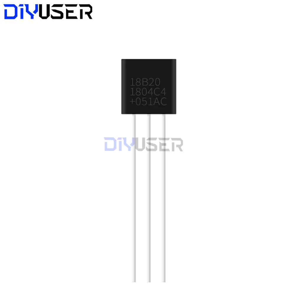 DS18B20 Temperature Sensor Waterproof Probe 100cm Cable for Arduino, -55°C to +125°C, Stainless Steel