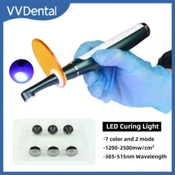 VVDental Wireless LED Curing Lamp Machine 360 Degree Lamp Head Resin Cure 1S Photopolymerize Lamp 2500mW/cm² Dentistry Equipment