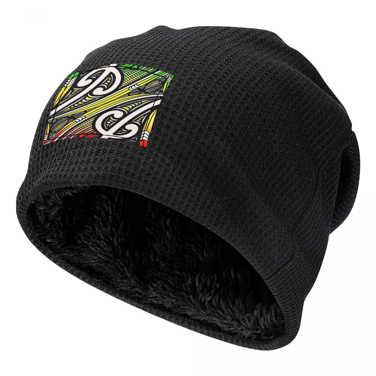 TNT - Rasta Design Men Women Adult Beanies Caps Fleece-Lined Bonnet Hat Warm Fashion Autumn Winter Outdoor Skullies Hats