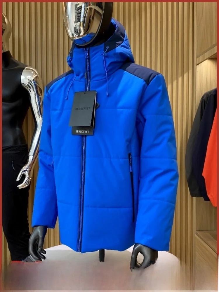 

Мужская функциональная хлопковая куртка с капюшоном, ветрозащитная, водостойкая, цветная, теплая, универсальная, зимняя верхняя одежда, пальто