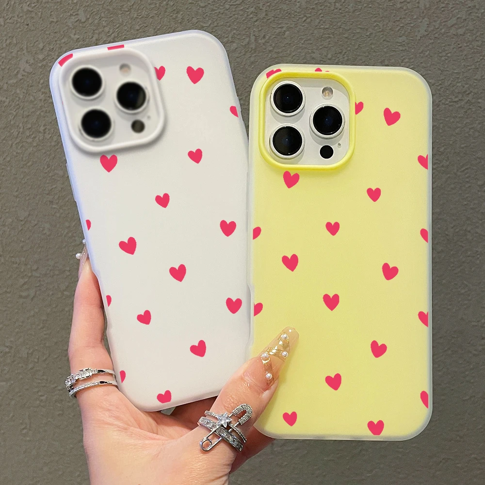 Rote Liebesherz-Muster Handyhü – Phone Cases Red Bewertung und Preis