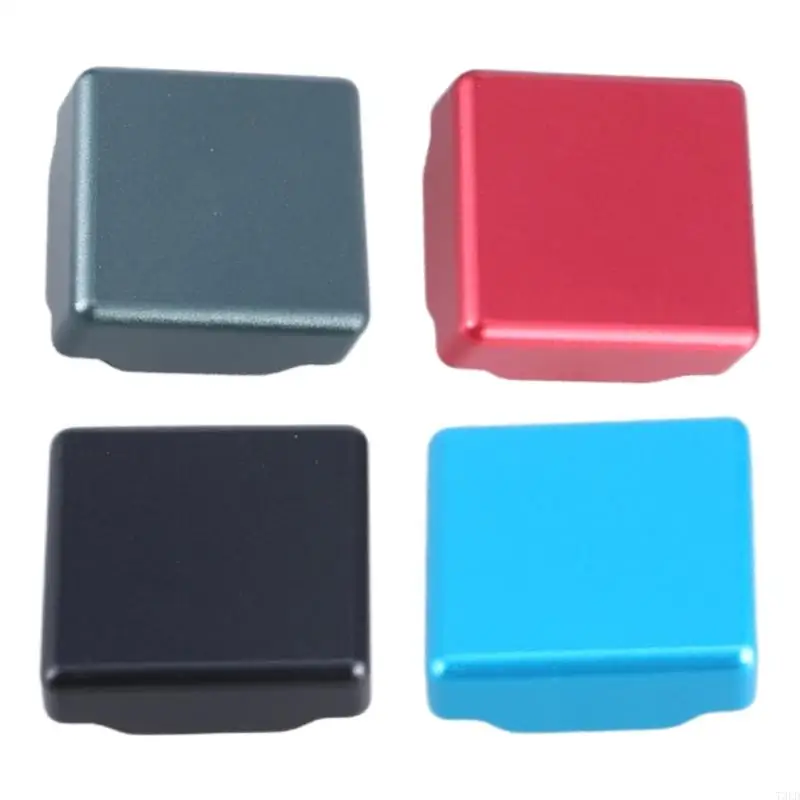 

T3LD Square Cue Tip Chalk Holder Aluminum Billiard Pool Chalks Carrying Case