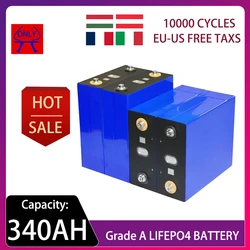 New A-grade electric vehicle ship solar system 340Ah LiFePO4 3.2V cells suitable for DIY 12V 24V 48V battery pack no Taxx