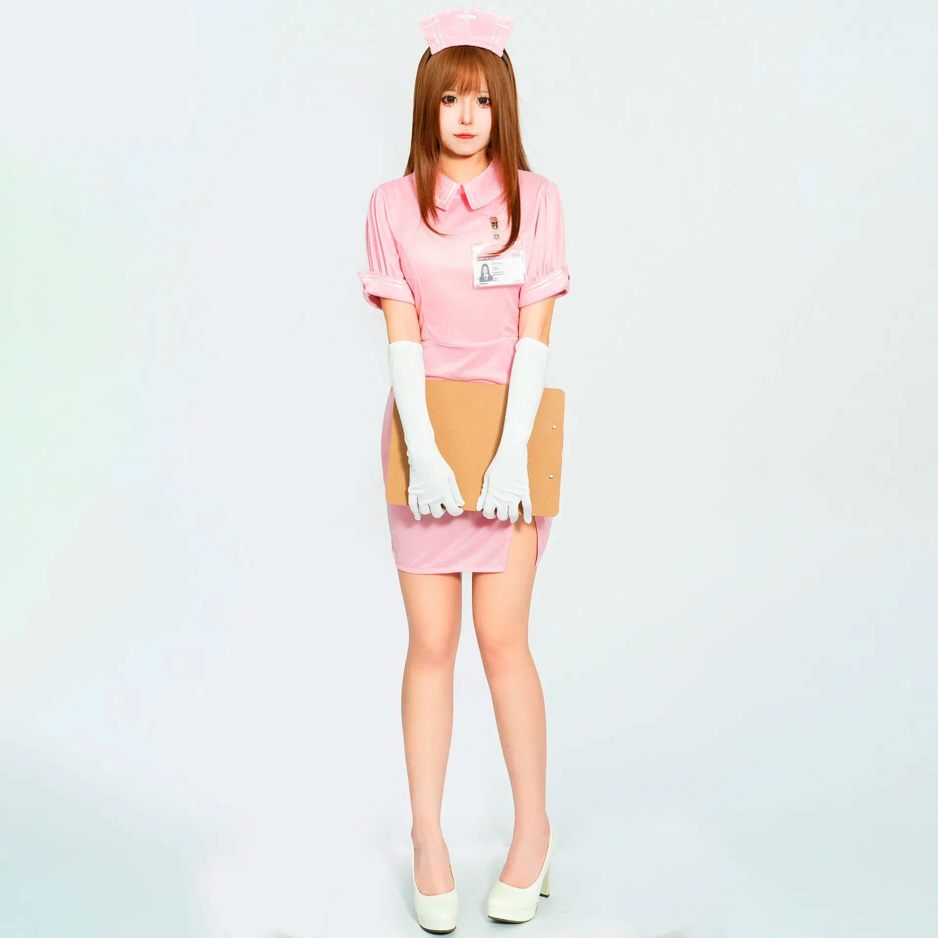 أزياء الهالوين المثيرة للممرضات النسائية اليابانية زي تنكري لمهرجان الكرنفال أزياء السيدات فستان الزي الفاخر #4