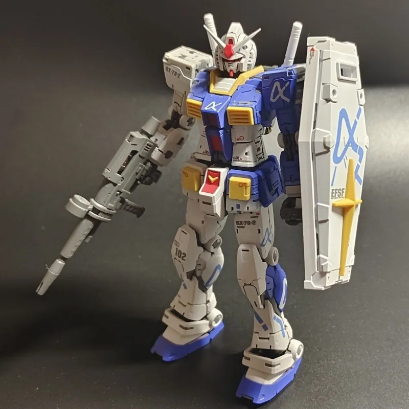 【منتج جديد】CHANGLONG 5501 RG 1/144 RX-78-2 Ver.2.0 Jiu Long Quan I اللون نموذج البدلة المتنقلة التجمع أطقم منمذجة هدايا عيد الميلاد