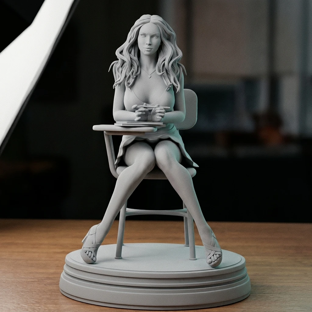 1/24 1/18 1/12 Jennifer Unpainted Unassembled 3D Printing Model Garage Kits (Requires Painting and Assembly)
