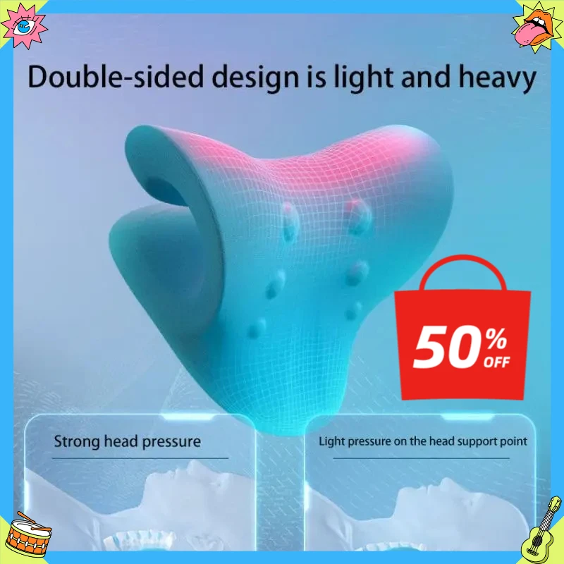 

Носилки, геропрактическая массажная подушка для выравнивания позвоночника и облегчения боли в плечах, регулируемый домашний инструмент для релаксации физиотерапии