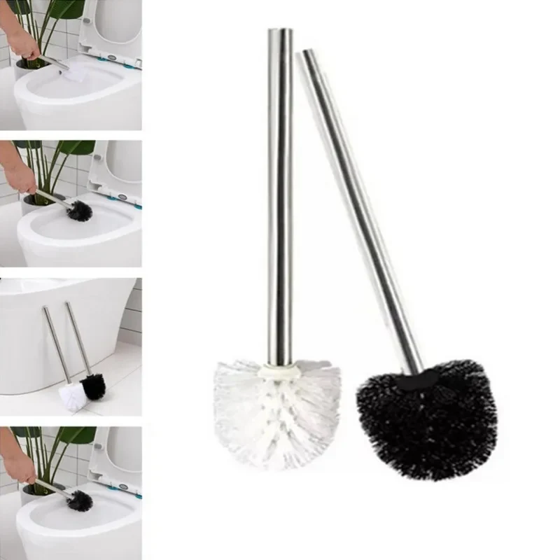 Toilet Articles For Stainless Steel Handle Toilet Brush Suit Household Hanger Frame Cleaning Brush WC-Borstel