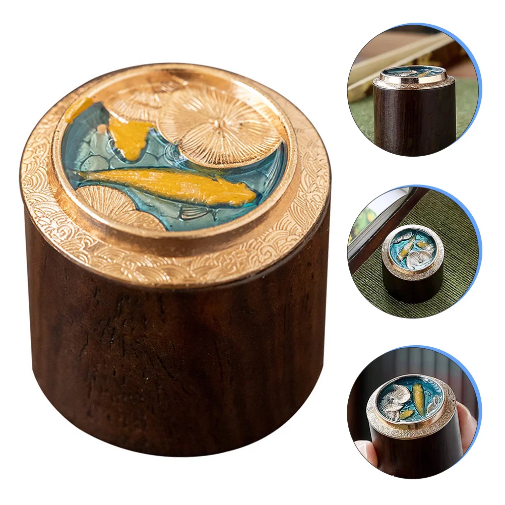 

1pcs Creative Teapot Lid Holder Cup Cover Stand Decorative Wooden Tea Room Accessory Rack For Home Office Party Gift