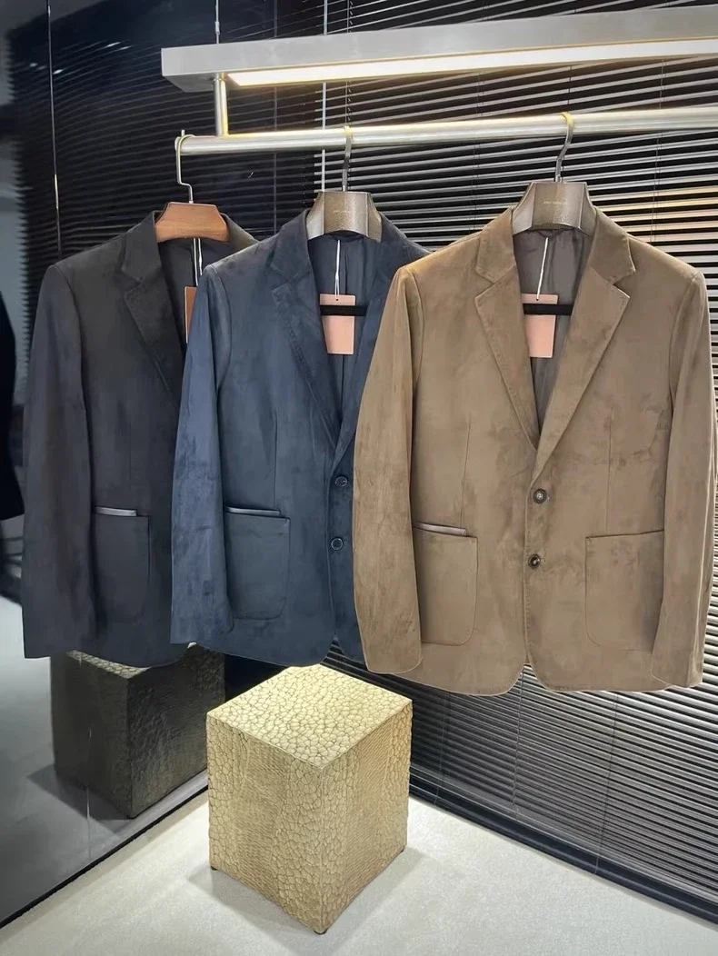 

Italian LP Slim Fit Suede Blazer