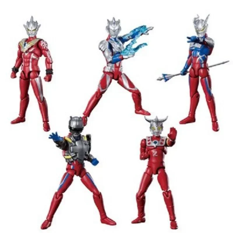 Bandai Original Food Play Toys Ultraman Series Super Move α 2 A2 Regulos, Seroro, Orzeta Gifts for Kids